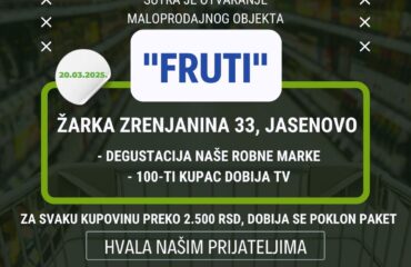 19.03.2025. FRUTI
